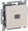 Выключатель 1-клавишный ABB BASIC55 с подсветкой, скрытый монтаж, слоновая кость, 2CKA001012A2156 в Москве