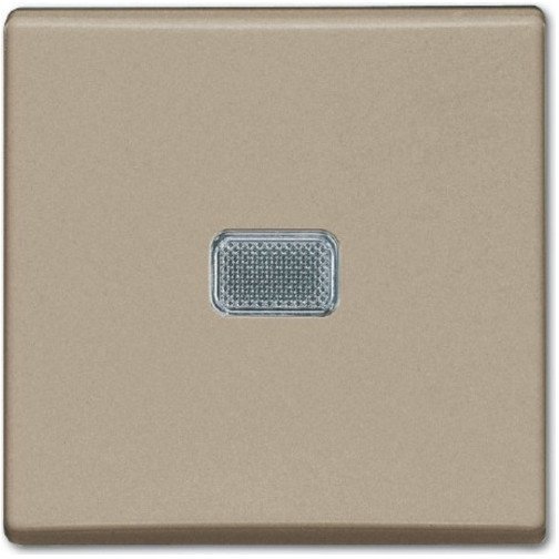 Выключатель 1-клавишный ABB BASIC55 с подсветкой, скрытый монтаж, шампань, 2CKA001012A2165 в Москве